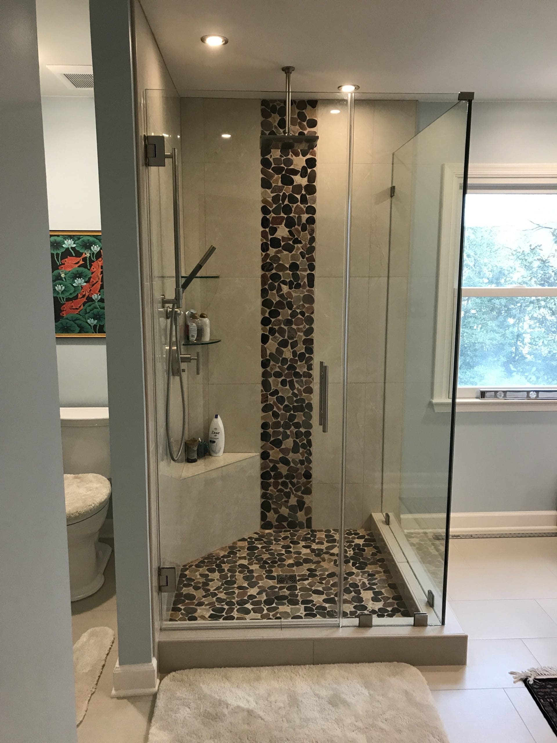 Custom Shower Base - Built With Foam